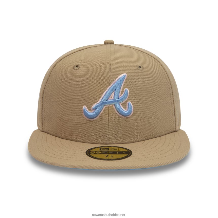 Atlanta Braves 30th Season Camel 59FIFTY Fitted Cap New Era TRBRBN93
