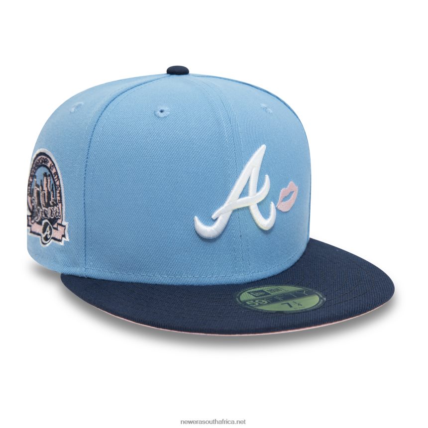 Atlanta Braves 40th Anniversary Sky Blue 59FIFTY Fitted Cap New Era TRBRBN1002