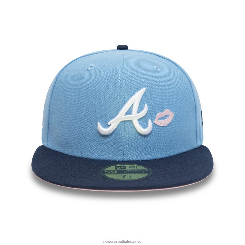 Atlanta Braves 40th Anniversary Sky Blue 59FIFTY Fitted Cap New Era TRBRBN1002