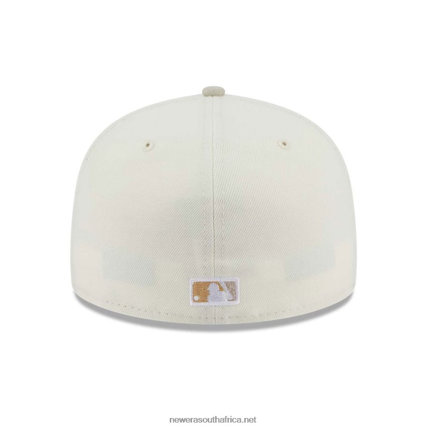 Atlanta Braves Anniversary Light Beige 59FIFTY Fitted Cap New Era TRBRBN1099