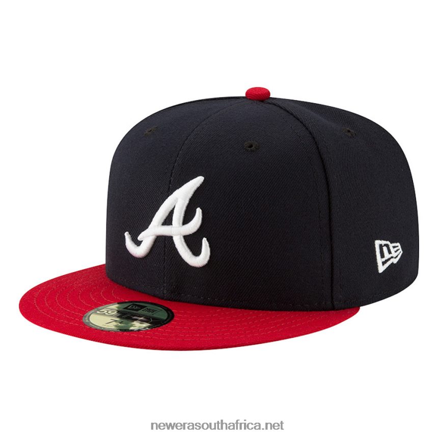 Atlanta Braves Authentic On Field Home Navy 59FIFTY Cap New Era TRBRBN304