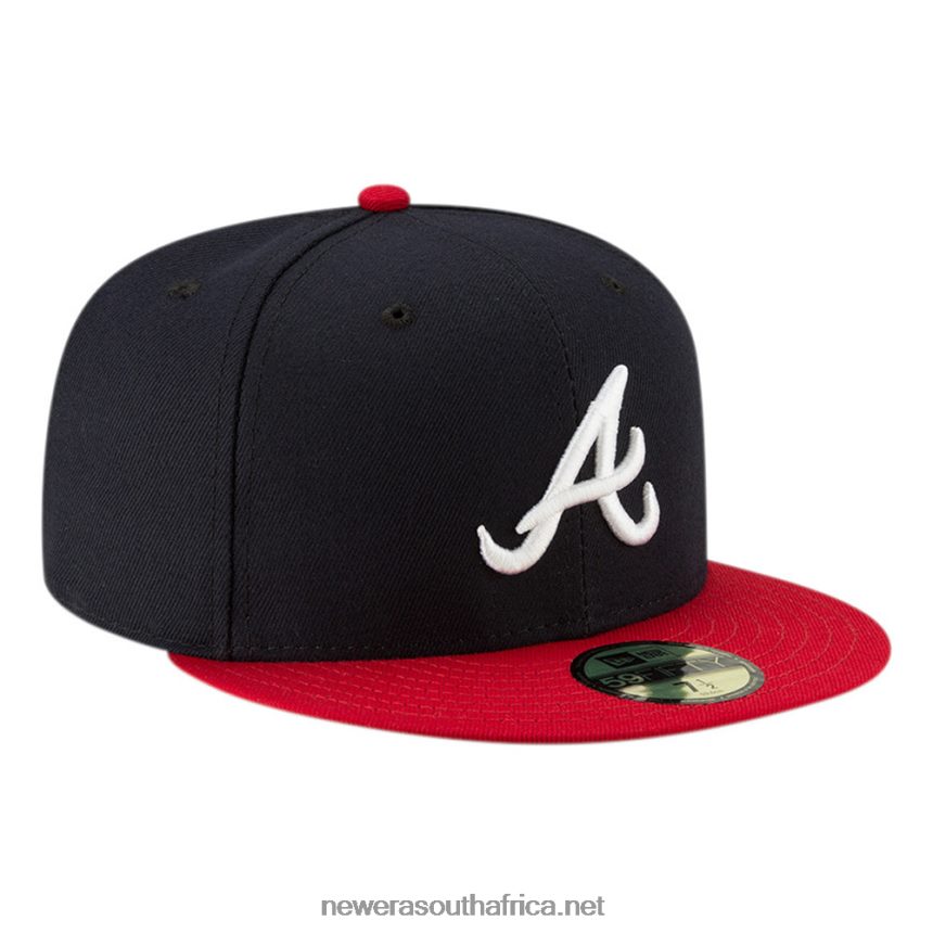 Atlanta Braves Authentic On Field Home Navy 59FIFTY Cap New Era TRBRBN304