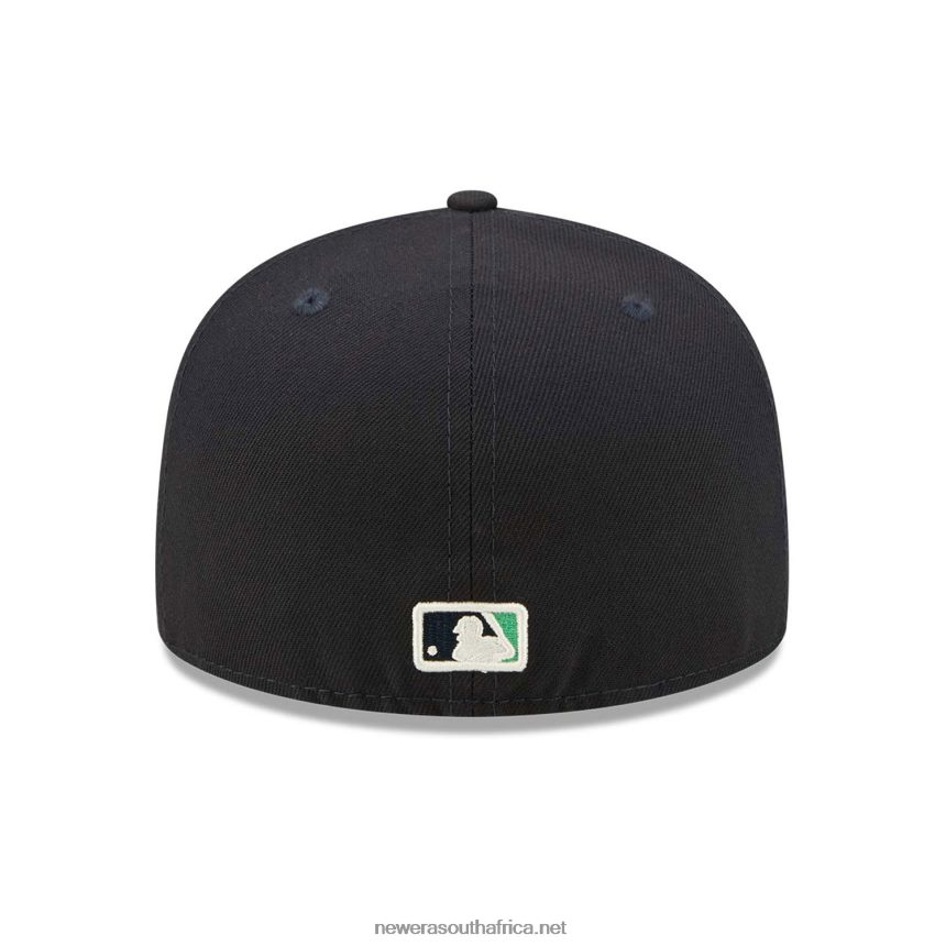 Atlanta Braves Citrus Pop Navy 59FIFTY Fitted Cap New Era TRBRBN1119