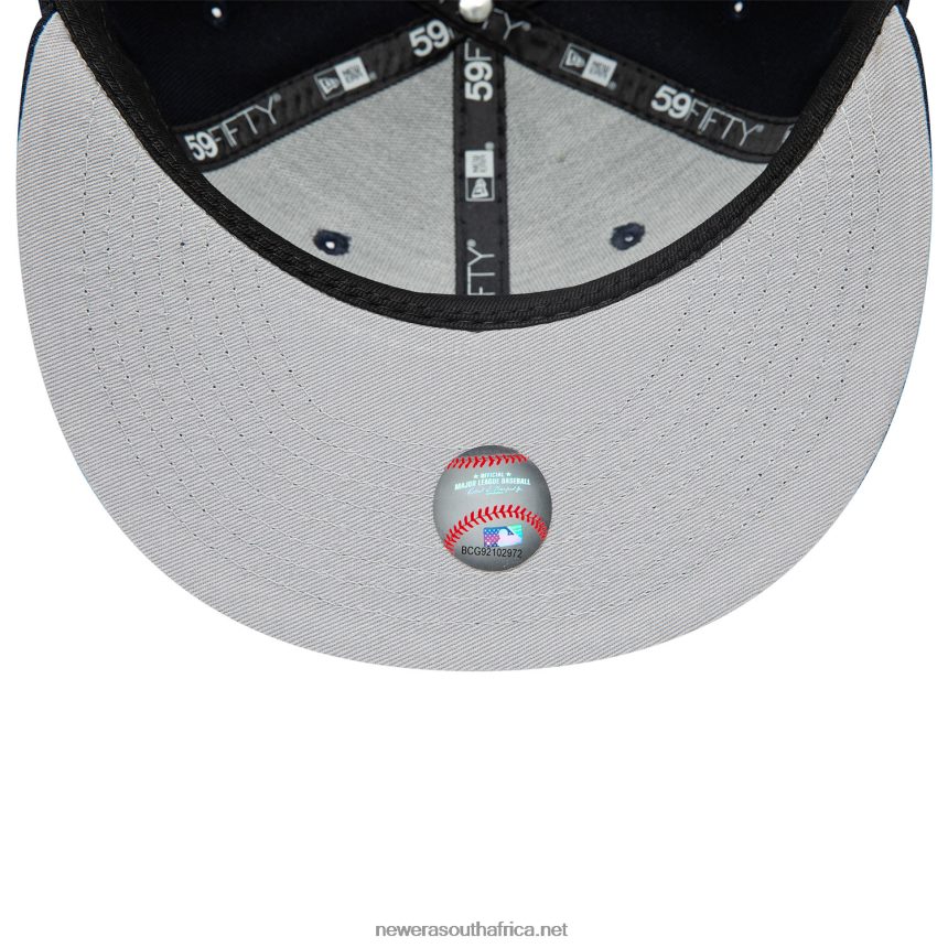 Atlanta Braves Dual Logo Navy 59FIFTY Fitted Cap New Era TRBRBN198