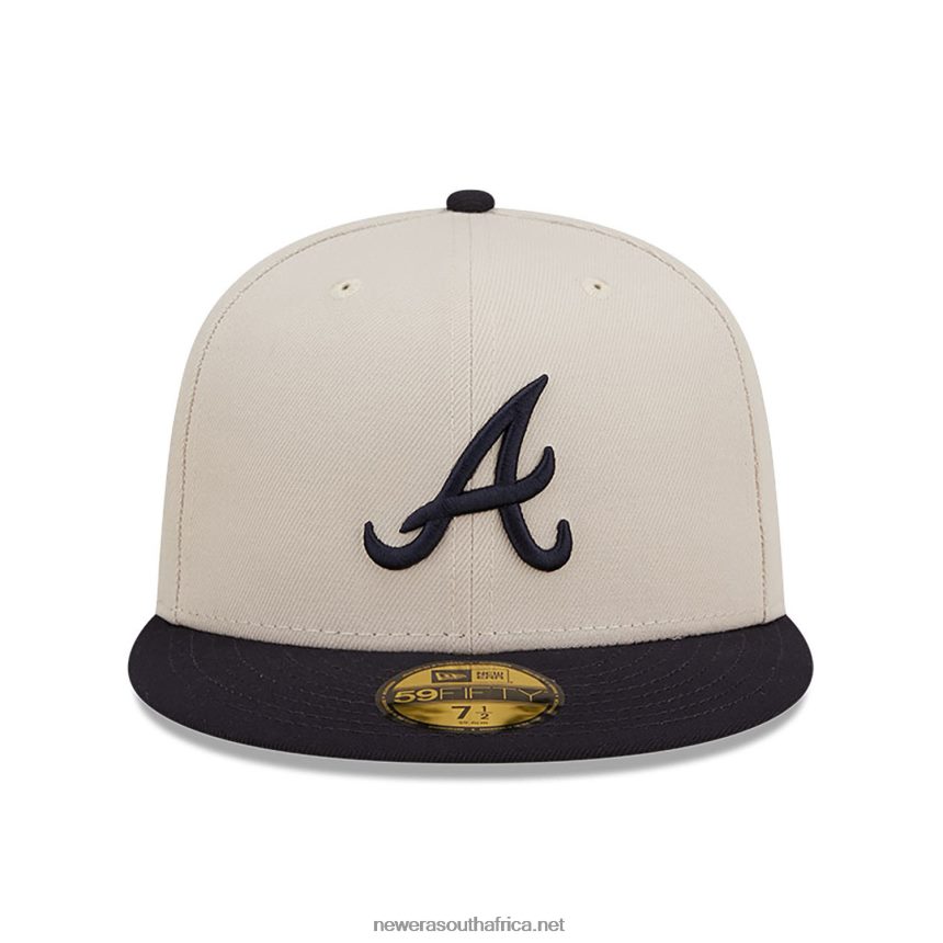 Atlanta Braves Fall Classic White 59FIFTY Fitted Cap New Era TRBRBN1190