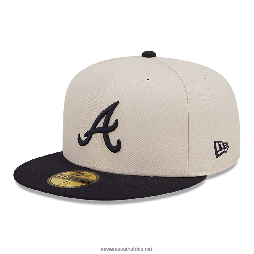 Atlanta Braves Fall Classic White 59FIFTY Fitted Cap New Era TRBRBN1190