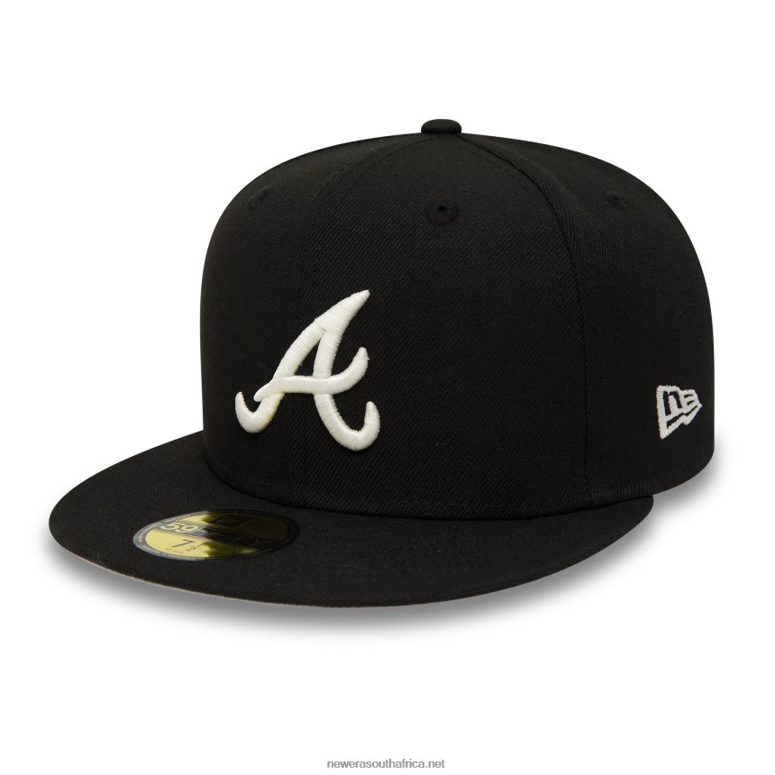 Atlanta Braves Glow in the Dark Black 59FIFTY Fitted Cap New Era TRBRBN949