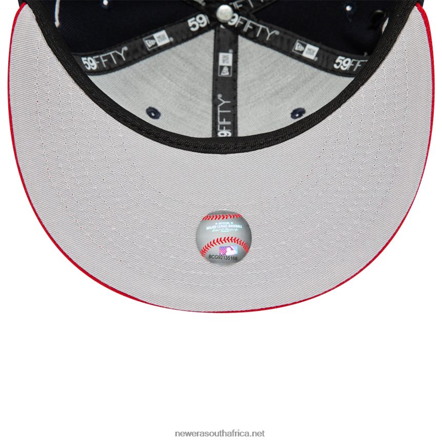 Atlanta Braves Historic Champs Navy 59FIFTY Fitted Cap New Era TRBRBN336