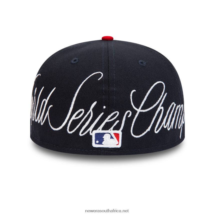 Atlanta Braves Historic Champs Navy 59FIFTY Fitted Cap New Era TRBRBN336