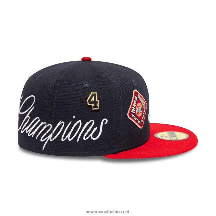 Atlanta Braves Historic Champs Navy 59FIFTY Fitted Cap New Era TRBRBN336