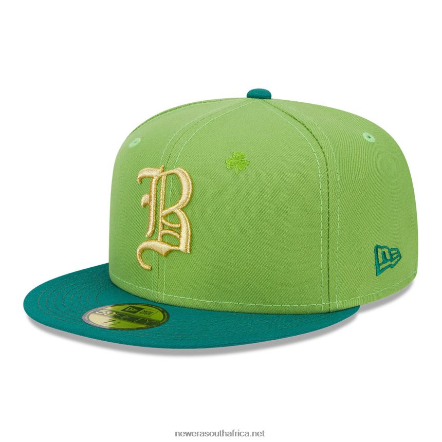 Atlanta Braves Lucky Streak Green 59FIFTY Fitted Cap New Era TRBRBN437
