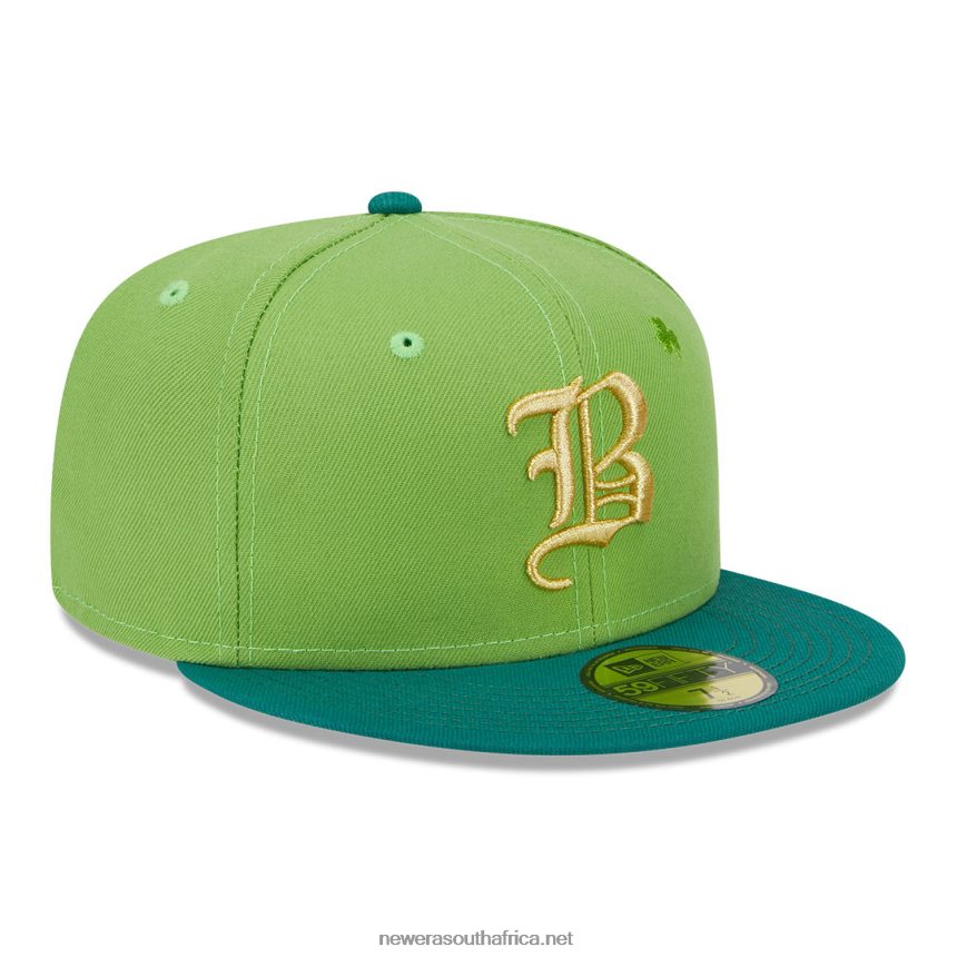 Atlanta Braves Lucky Streak Green 59FIFTY Fitted Cap New Era TRBRBN437