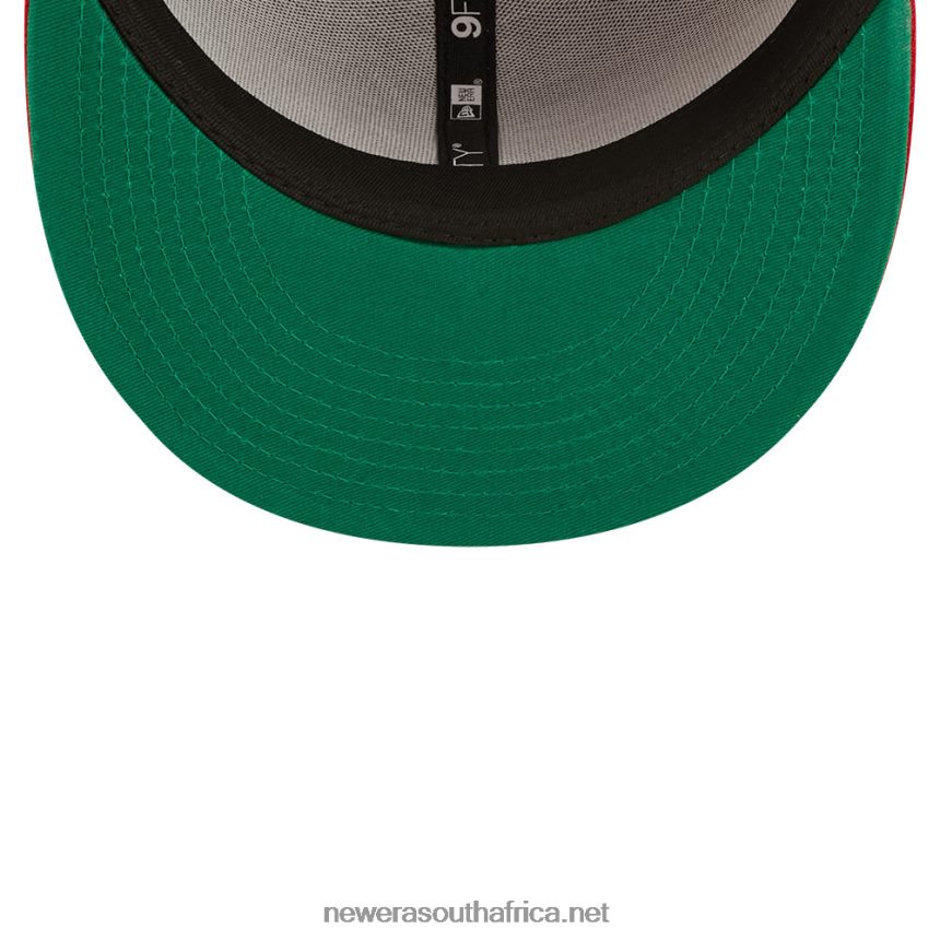 Atlanta Braves MLB Black Letter Arch Navy 9FIFTY Snapback Cap New Era TRBRBN2131