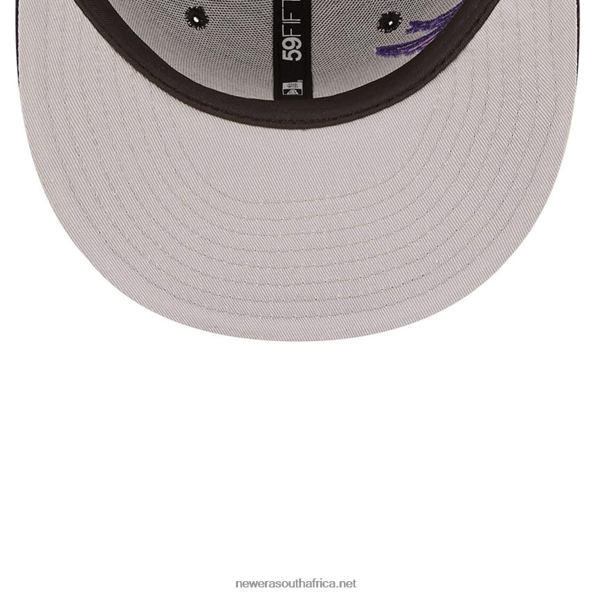 Atlanta Braves MLB Blooming Navy 59FIFTY Fitted Cap New Era TRBRBN1006