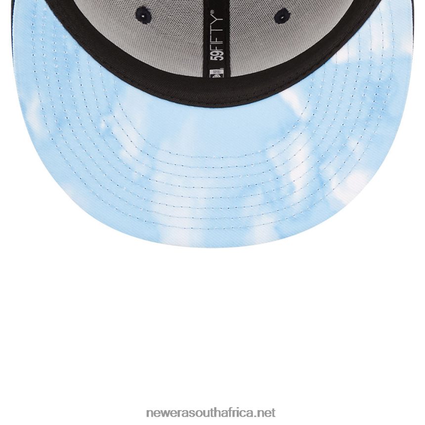 Atlanta Braves MLB Cloud Navy 59FIFTY Fitted Cap New Era TRBRBN174