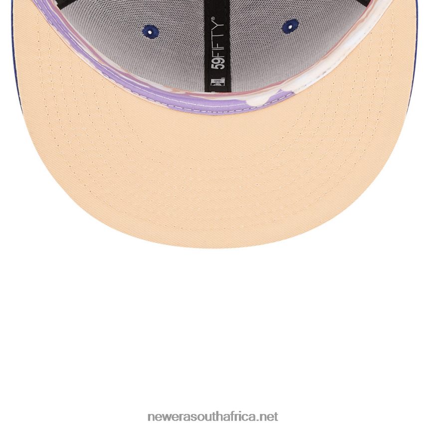 Atlanta Braves MLB Nightbreak Team Blue 59FIFTY Fitted Cap New Era TRBRBN1089