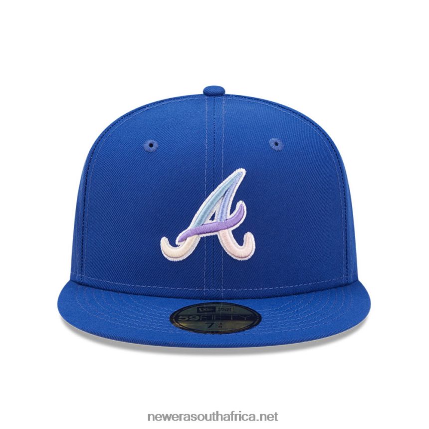 Atlanta Braves MLB Nightbreak Team Blue 59FIFTY Fitted Cap New Era TRBRBN1089