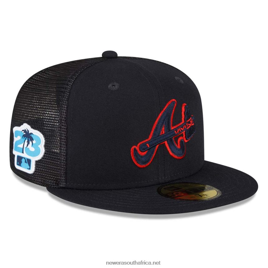 Atlanta Braves MLB Spring Training Blue 59FIFTY Fitted Cap New Era TRBRBN862