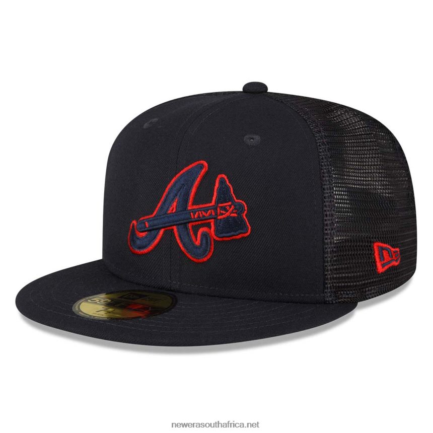 Atlanta Braves MLB Spring Training Blue 59FIFTY Fitted Cap New Era TRBRBN862