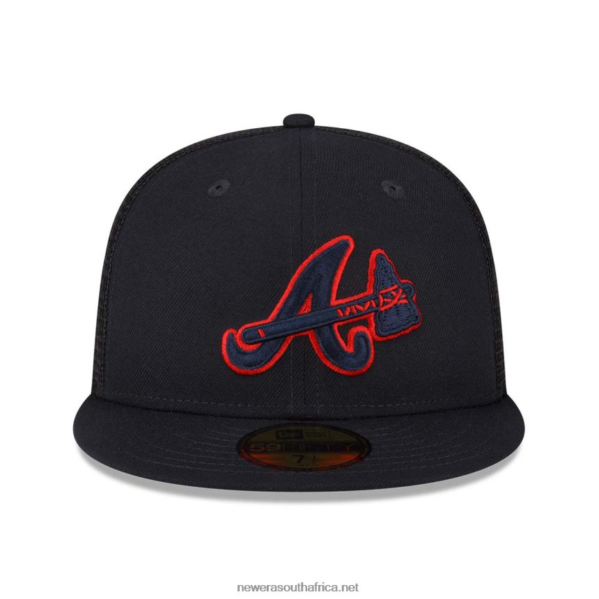 Atlanta Braves MLB Spring Training Blue 59FIFTY Fitted Cap New Era TRBRBN862