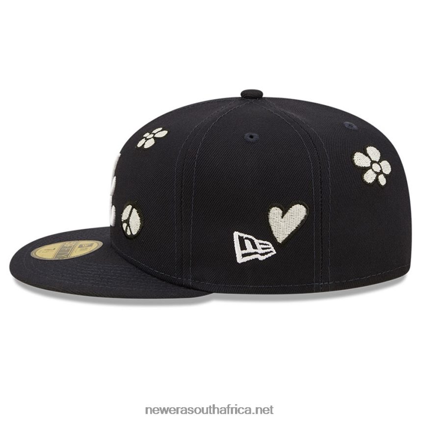 Atlanta Braves MLB Sunlight Pop Navy 59FIFTY Cap New Era TRBRBN1145