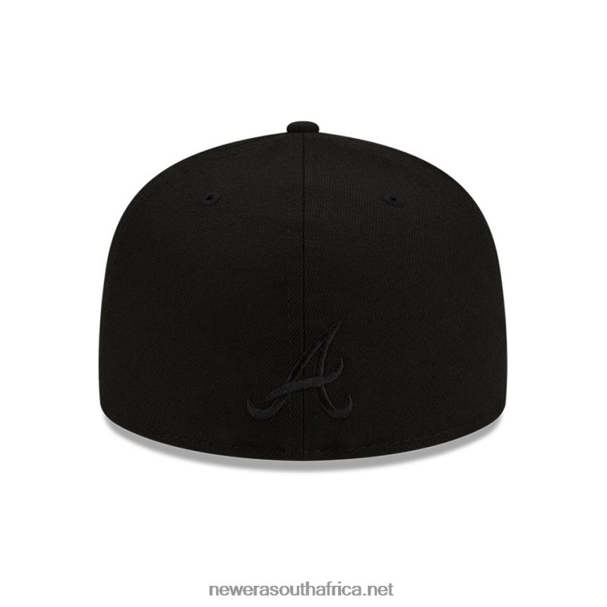 Atlanta Braves MLB Team Fire Black 59FIFTY Fitted Cap New Era TRBRBN819
