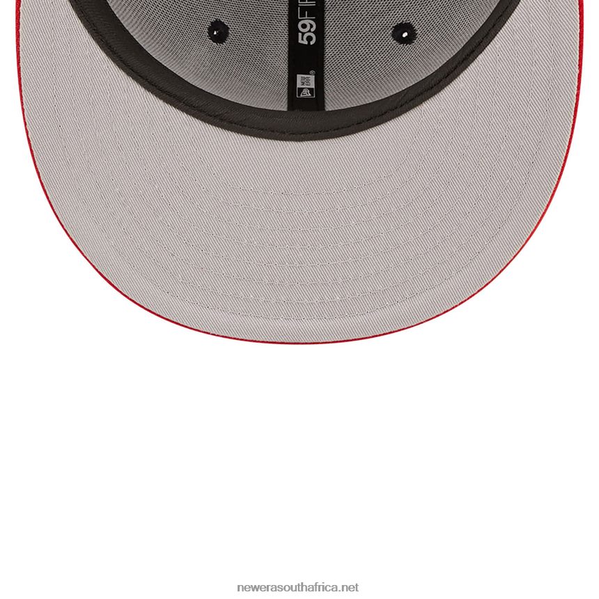 Atlanta Braves NE Letterman Navy 59FIFTY Fitted Cap New Era TRBRBN823