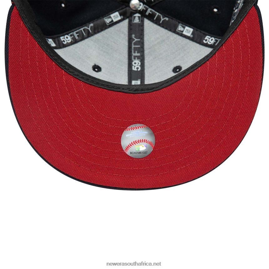 Atlanta Braves National League Stadium Navy 59FIFTY Fitted Cap New Era TRBRBN689