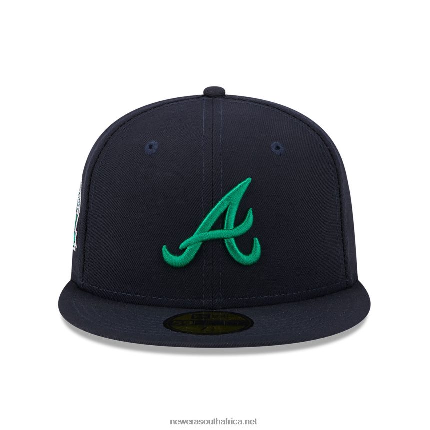 Atlanta Braves State Tartan Navy 59FIFTY Fitted Cap New Era TRBRBN874