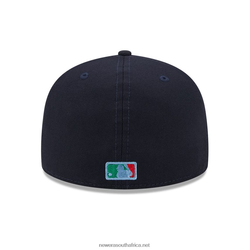 Atlanta Braves State Tartan Navy 59FIFTY Fitted Cap New Era TRBRBN874