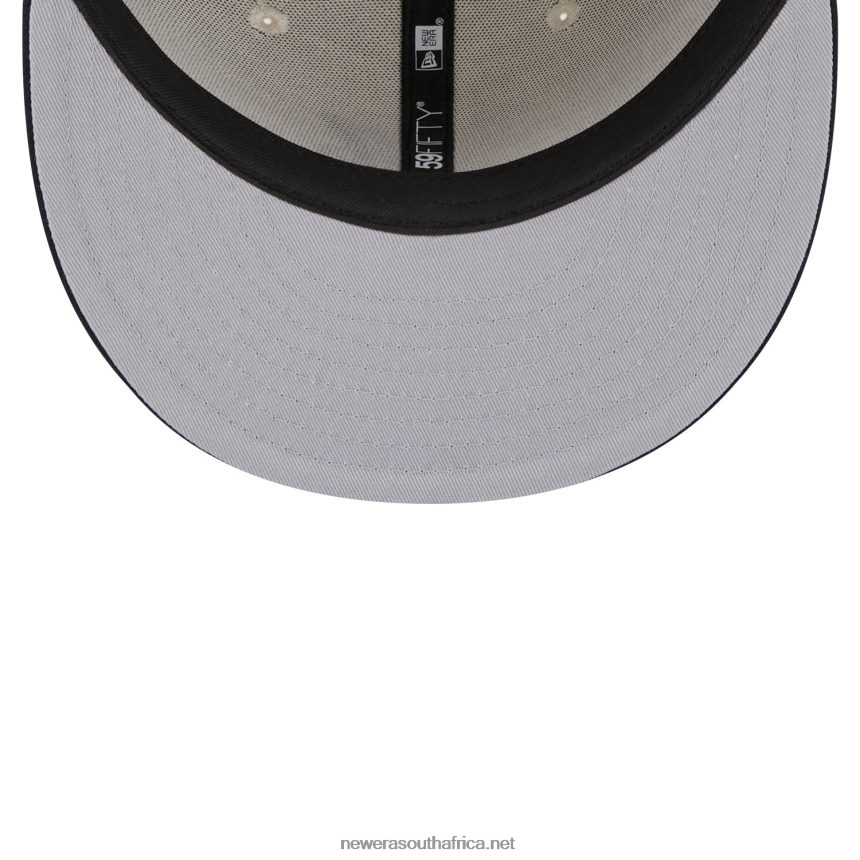 Atlanta Braves Varsity Letter Stone 59FIFTY Fitted Cap New Era TRBRBN500