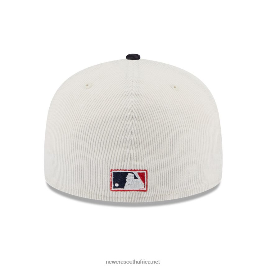 Atlanta Braves Vintage Cord White 59FIFTY Fitted Cap New Era TRBRBN1397