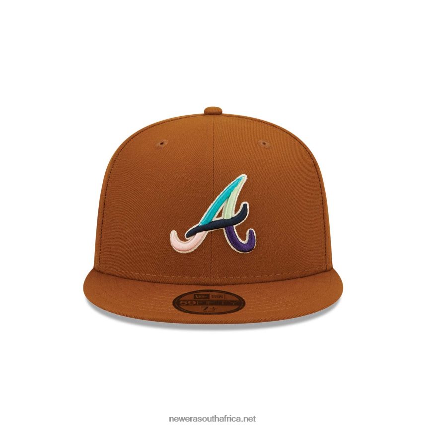 Atlanta Braves Vintage Floral 59FIFTY Cap New Era TRBRBN716