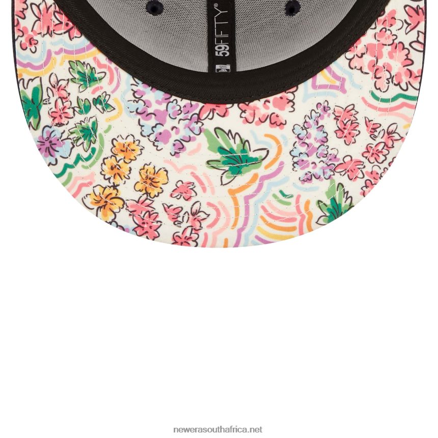 Atlanta Braves Watercolour Floral Navy 59FIFTY Cap New Era TRBRBN715