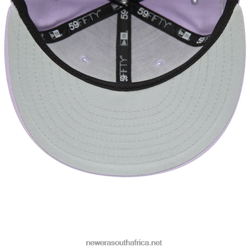 Atlanta Braves World Series Tonal Lilac 59FIFTY Fitted Cap New Era TRBRBN176
