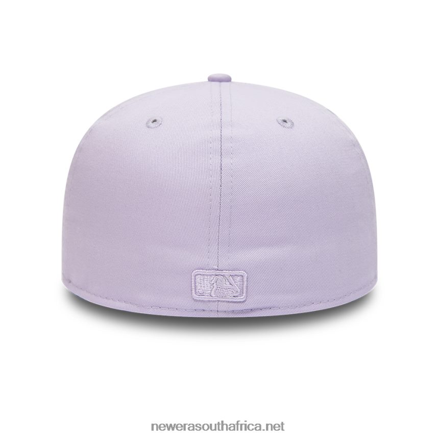 Atlanta Braves World Series Tonal Lilac 59FIFTY Fitted Cap New Era TRBRBN176