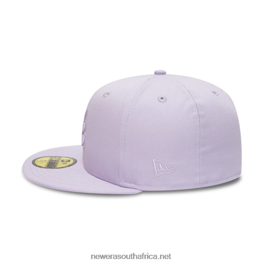 Atlanta Braves World Series Tonal Lilac 59FIFTY Fitted Cap New Era TRBRBN176