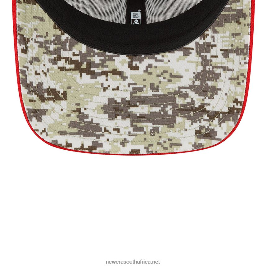 Atlanta Falcons NFL Salute to Service Black 39THIRTY Stretch Fit Cap New Era TRBRBN2190