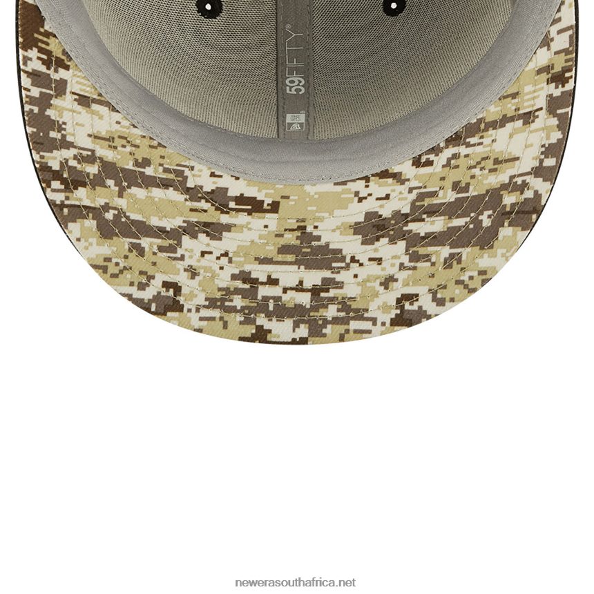 Atlanta Falcons NFL Salute to Service Black 59FIFTY Fitted Cap New Era TRBRBN28