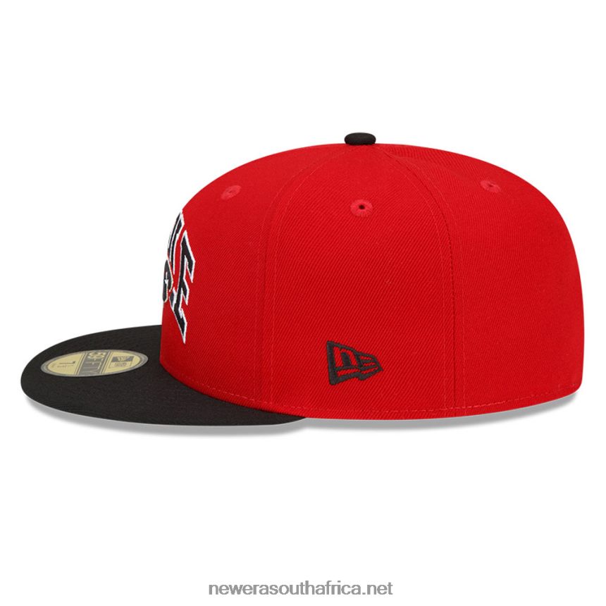 Atlanta Falcons x Staple Red 59FIFTY Fitted Cap New Era TRBRBN903