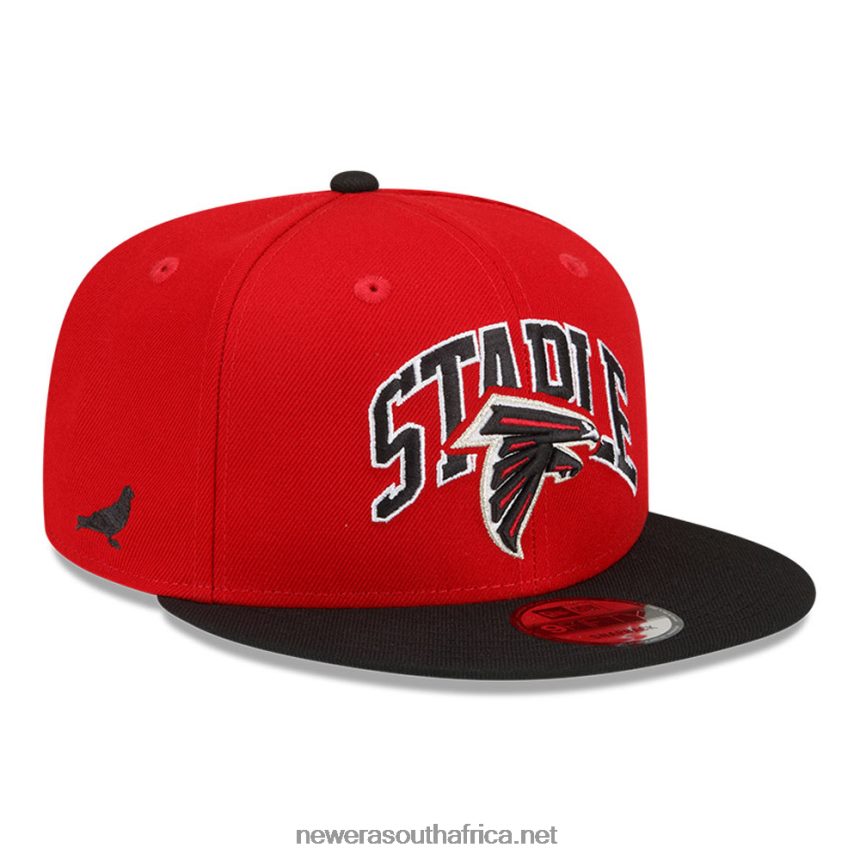 Atlanta Falcons x Staple Red 9FIFTY Snapback Cap New Era TRBRBN1860