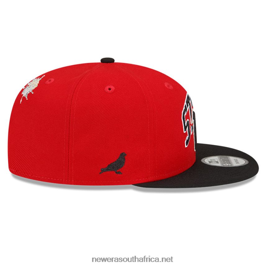 Atlanta Falcons x Staple Red 9FIFTY Snapback Cap New Era TRBRBN1860