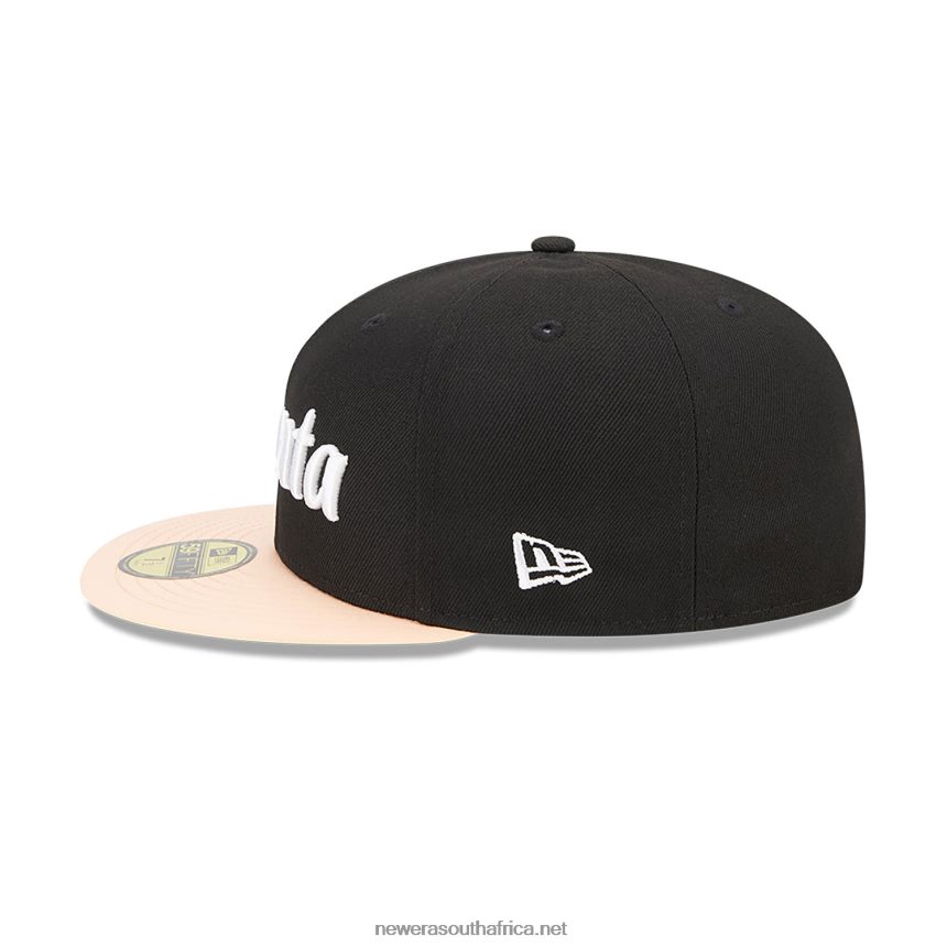 Atlanta Hawks Authentics City Edition Black 59FIFTY Fitted Cap New Era TRBRBN90