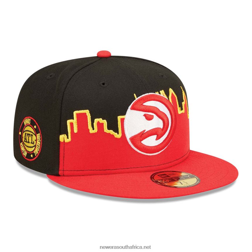 Atlanta Hawks NBA Tip Off 2022 Black 59FIFTY Fitted Cap New Era TRBRBN1189