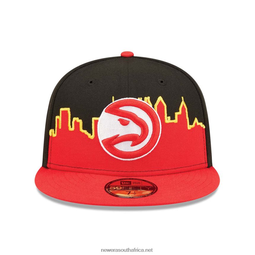 Atlanta Hawks NBA Tip Off 2022 Black 59FIFTY Fitted Cap New Era TRBRBN1189