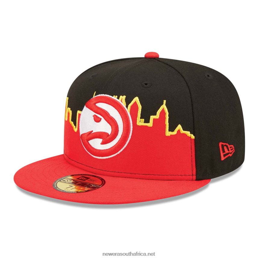 Atlanta Hawks NBA Tip Off 2022 Black 59FIFTY Fitted Cap New Era TRBRBN1189