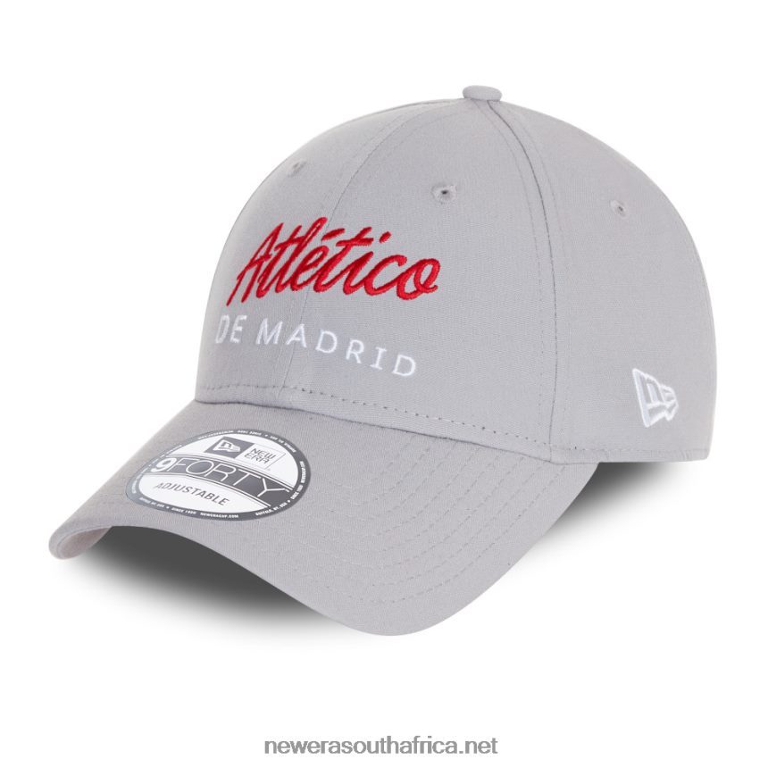 Atletico Madrid Repreve Grey 9FORTY Adjustable Cap New Era TRBRBN1636