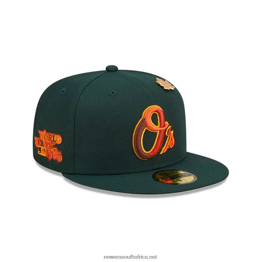 Baltimore Orioles Leafy Dark Green 59FIFTY Fitted Cap New Era TRBRBN534