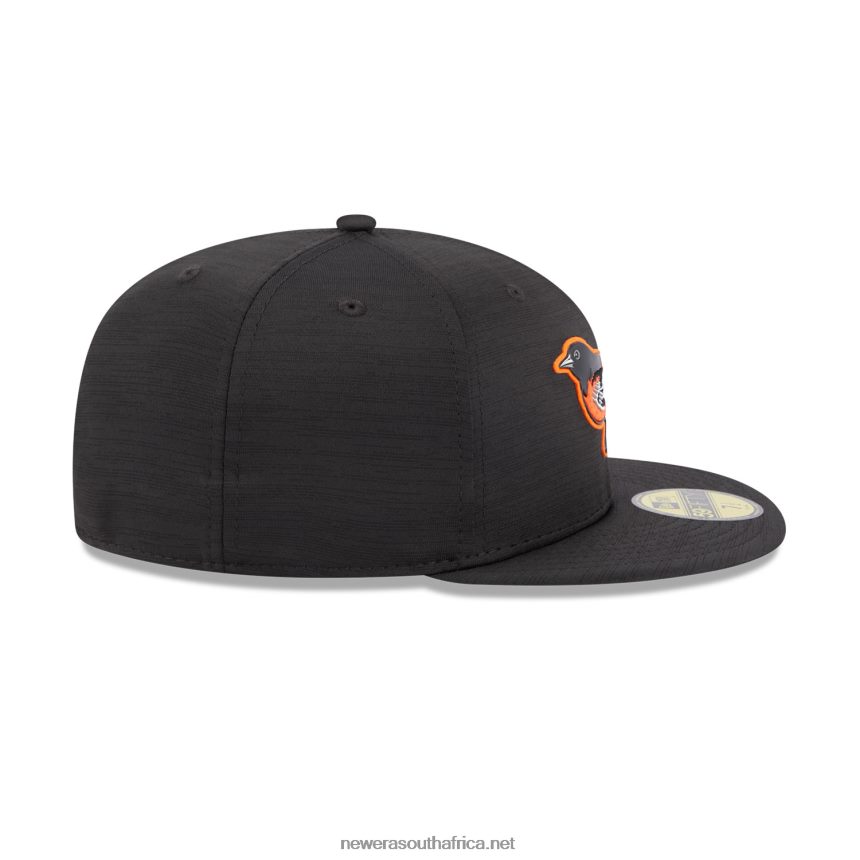 Baltimore Orioles MLB Clubhouse Black 59FIFTY Fitted Cap New Era TRBRBN258