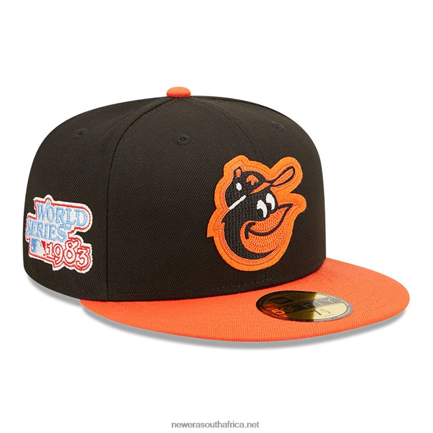 Baltimore Orioles NE Letterman Black 59FIFTY Fitted Cap New Era TRBRBN703